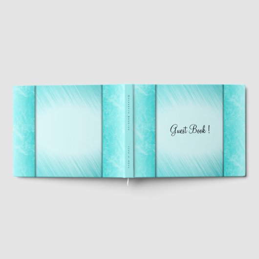 ターコイズマーブルカラムのゲストブック ゲストブック (全面)