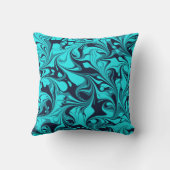 ターコイズマーブル クッション (裏面)