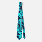 ターコイズマーブル ネクタイ (正面)
