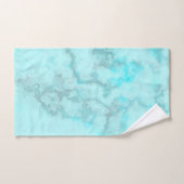 ターコイズマーブル バスタオルセット (ハンドタオル)