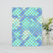 ターコイズマーメイドはかりで測スクラップブック紙 (スタンド正面)