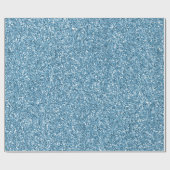 ターコイズマーメイドグリッター ラッピングペーパー (フラット)