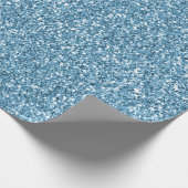 ターコイズマーメイドグリッター ラッピングペーパー (角)