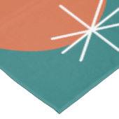 ターコイズミッドセンチュリーモダン テーブルクロス (アングル)