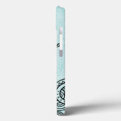 ターコイズメンディモチーフiPadケース Case-Mate iPhoneケース (裏面 / 左)