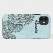 ターコイズメンディMotif BT iPhone 5ケース Case-Mate iPhoneケース (裏面(横))