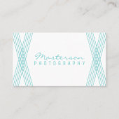 ターコイズモダンデコ名刺 名刺 (正面)