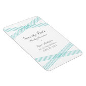 ターコイズモダンデコ日付磁石を保存 マグネット (右側)