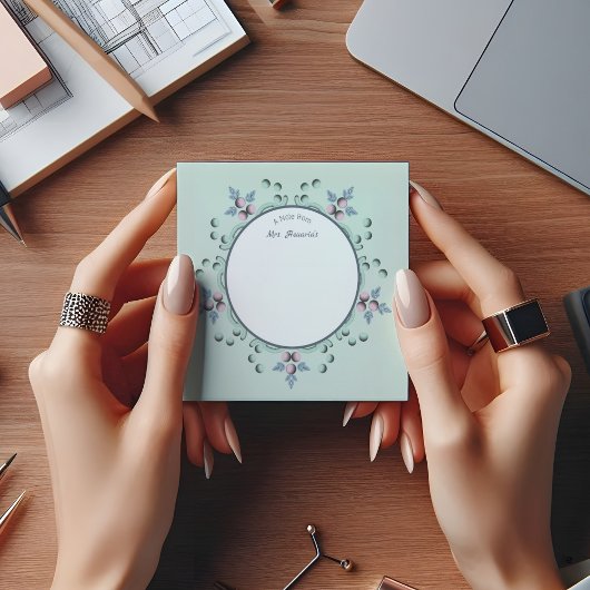 ターコイズモダンピンクフローラマンダラドードレス ポストイット