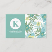 ターコイズモダンフローラ 名刺 (正面)
