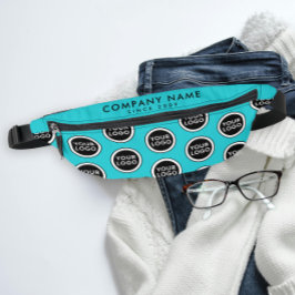 ターコイズモダンプロモーション会社のロゴパターン ファニーパック