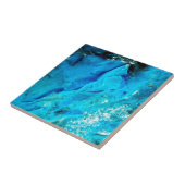 ターコイズモダンマーブルストーン タイル (側面)