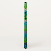 ターコイズモダンモザイクダイヤモンドアニマルプリント Case-Mate iPhoneケース (裏面/右)