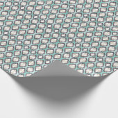 ターコイズモロッコパターン ラッピングペーパー (角)