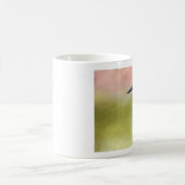 ターコイズモーニングキングフィッシャーバード コーヒーマグカップ (中央)