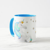 ターコイズユニコーンマグ王冠とセプター マグカップ (正面左)
