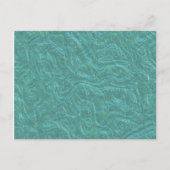 ターコイズユニークグリーン酸エッチドガラス組織 ポストカード (正面)