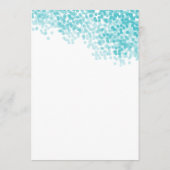 ターコイズライトシャワーメニューカード メニュー (裏面)