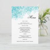 ターコイズライトシャワーメニューカード メニュー (スタンド正面)