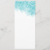 ターコイズライトシャワーメニューカード メニュー (裏面)