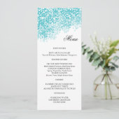 ターコイズライトシャワーメニューカード メニュー (スタンド正面)