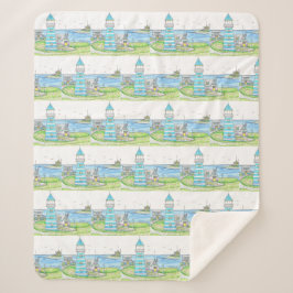 ターコイズライトハウスシェルパブランケット シェルパブランケット