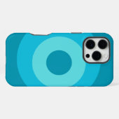 ターコイズラウンドApple iPhone 16 Pro Maxケース iPhoneケース (裏面横)