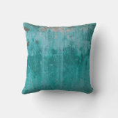 ターコイズラストモノグラム クッション (裏面)