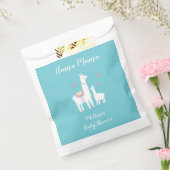 ターコイズラマママカワイベイビーシャワー フェイバーバッグ (封をした状態)