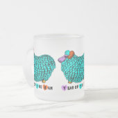 ターコイズラム中国の年〔占星術の〕十二宮図すりガラスM フロストグラスマグカップ (正面左)