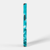ターコイズラメモノグラム iPhoneケース (右側面)