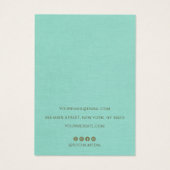 ターコイズリネンイヤリング表示ホルダー (裏面)