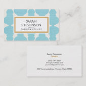 ターコイズリフェイクネンファッションブティック&サロン 名刺 (正面/裏面)