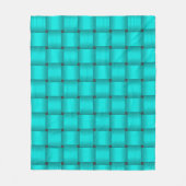 ターコイズリボンフリースブランケット フリースブランケット (正面)