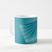 ターコイズリボン コーヒーマグカップ (正面左)