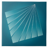 ターコイズリボン タイル (正面)