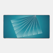ターコイズリボン デスクマット (正面)
