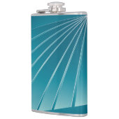 ターコイズリボン フラスク (左)