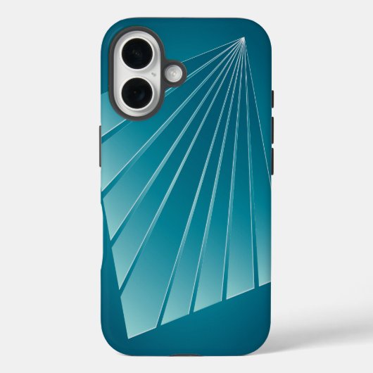 ターコイズリボン Case-Mate iPhoneケース (裏面)