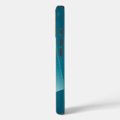 ターコイズリボン Case-Mate iPhoneケース (裏面 / 左)