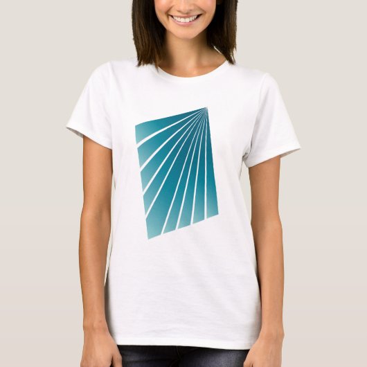 ターコイズリボン Tシャツ (正面)