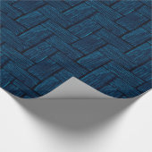 ターコイズリンカーンログ ラッピングペーパー (角)