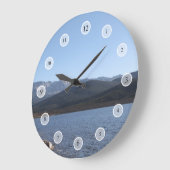 ターコイズレイク（コロラド） ラージ壁時計 (傾斜)