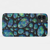 ターコイズロック宇宙オリジナルのアートワーク Case-Mate iPhoneケース (裏面(横))