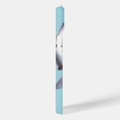 ターコイズロビンズエッグブルービッグホワイトボウブライダル Case-Mate iPhoneケース (裏面 / 右)