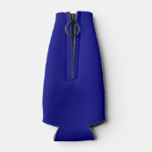 ターコイズロブスターオンネイビーブルーコースタルデコール ボトルクーラー (裏面)