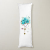 ターコイズローズの鍵 ボディピロー (裏面 (縦))