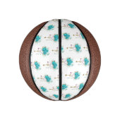 ターコイズローズの鍵 ミニバスケットボール (縦)