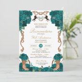 ターコイズローズカントリーウェスタンチャロキンチェアネラ 招待状 (スタンド正面)