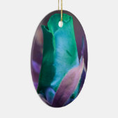 ターコイズローズブドフラワーオーナメント セラミックオーナメント (右)